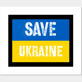 Save ukraine Posters and Art